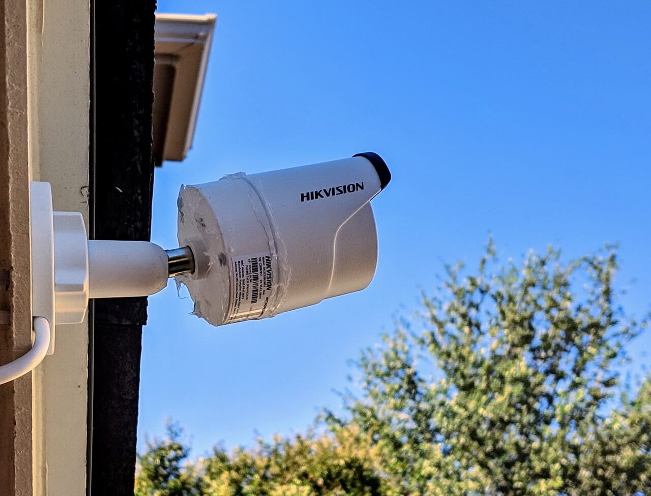 Actual photo of Hikvision sky and weather camera